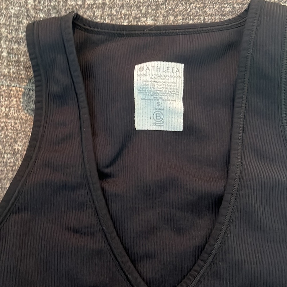 Athleta Cropped Racerback Tank - Picture 2 of 2
